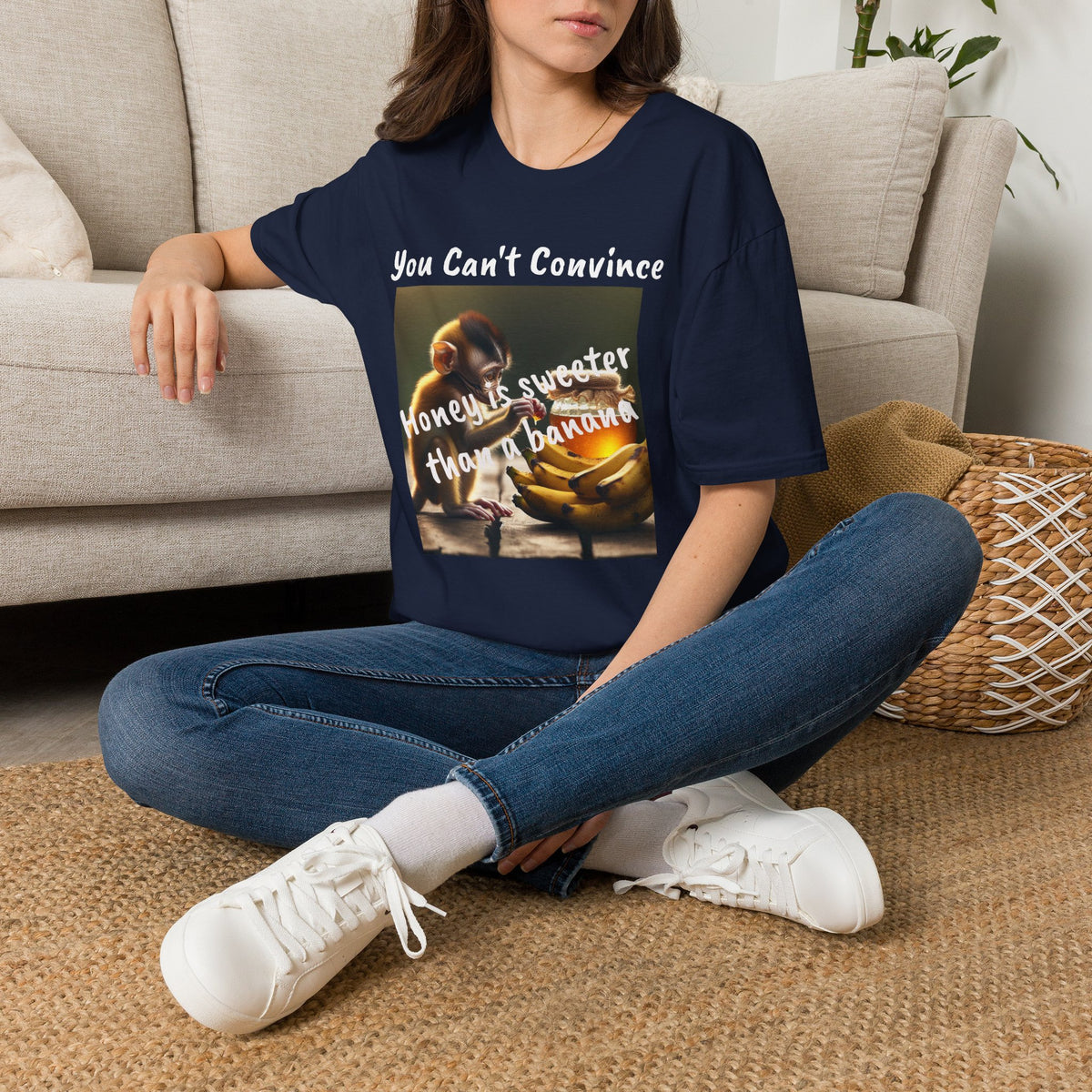 You Can't Convince Honey & Banana Graphic Tee
