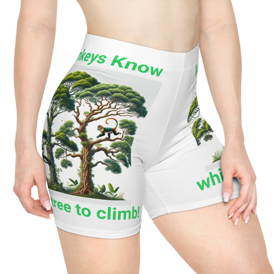 Monkeys Know Biker Shorts