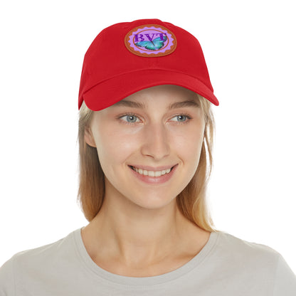 Ba Vuzi Trends Hat Leather Patch (Rd)