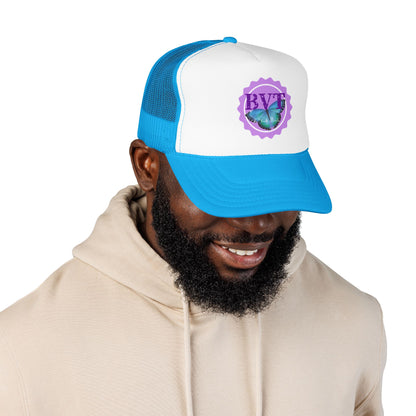 Butterfly Vibes Foam Trucker Hat – BVT Logo Mesh Cap