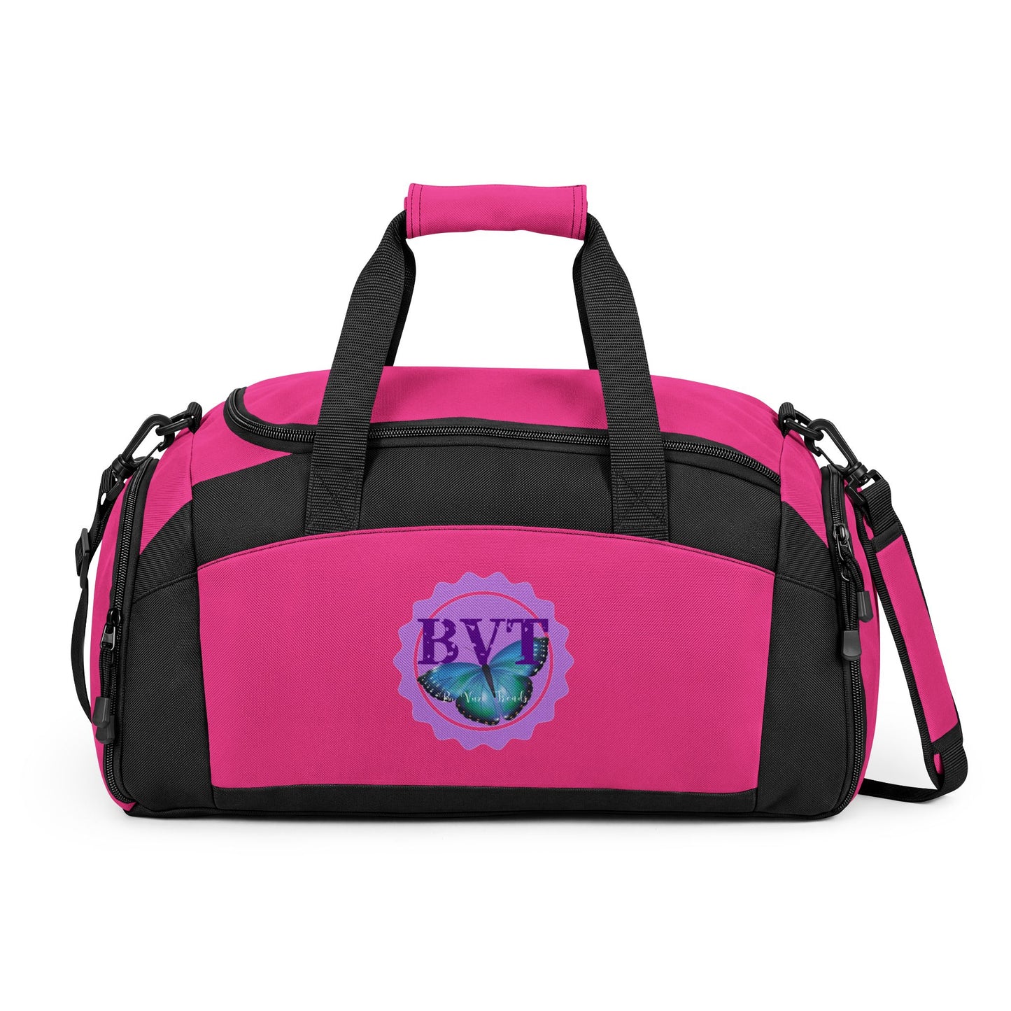 Butterfly Monogram Gym Bag — BVT Fitness Duffel