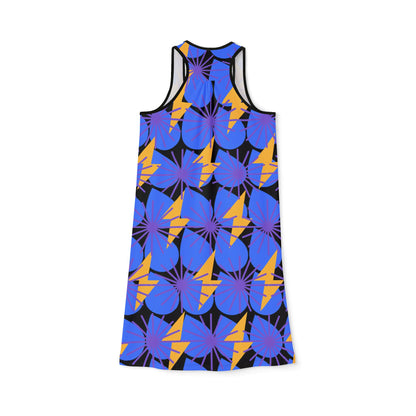 Vibrant Floral Racerback Dress B