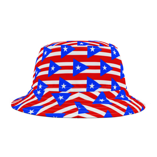 Puerto Rico Hat Mini Patterned Bucket