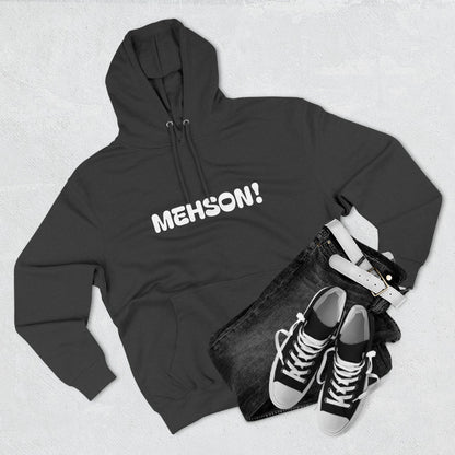 Playful Fleece Hoodie with Witty Text - Mehson!