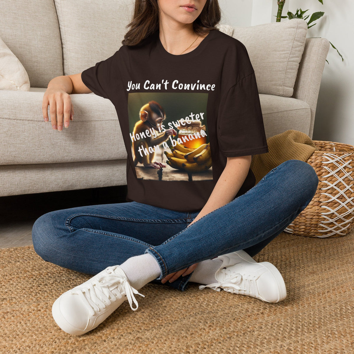 You Can't Convince Honey & Banana Graphic Tee