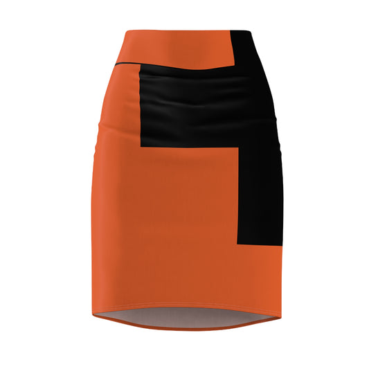 Chic Abstract Women's Pencil Skirt OB