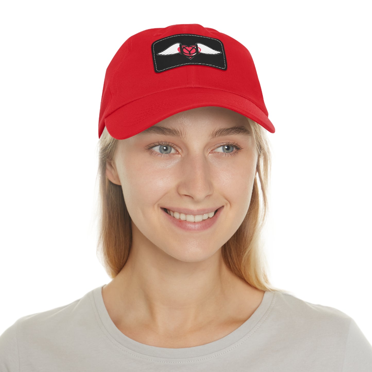 Embrace You Red Patch Dad Hat