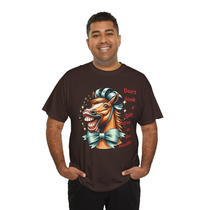 Gift Horse Cotton Tee