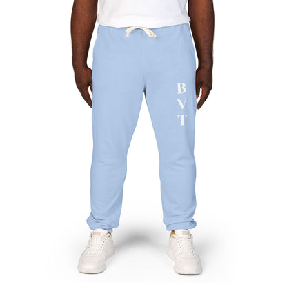 Unisex Fleece Sweatpants  BVT Garment-Dyed