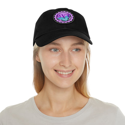 Ba Vuzi Trends Hat Leather Patch (Rd)