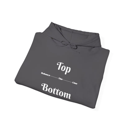 Top/Bottom Hooded Sweatshirt