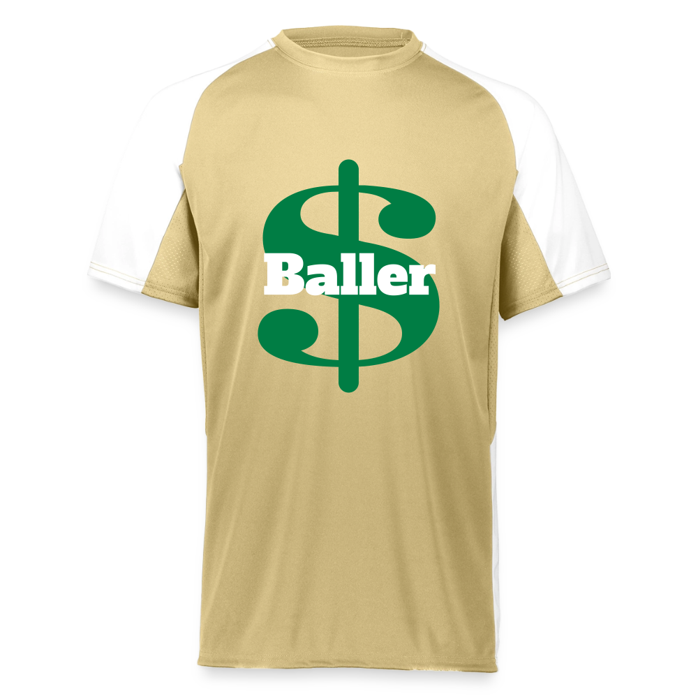 Baller Sport T-Shirt - vegas gold/white