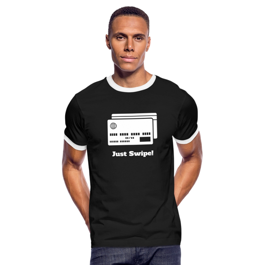 Just Swipe Sport T-Shirt - black/white
