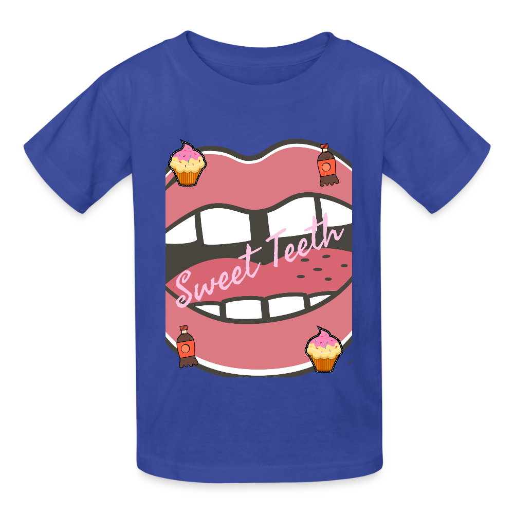 Sweet Teeth Youth T-Shirt - royal blue