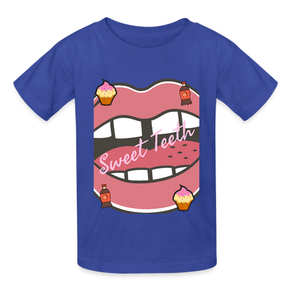 Sweet Teeth Youth T-Shirt - royal blue