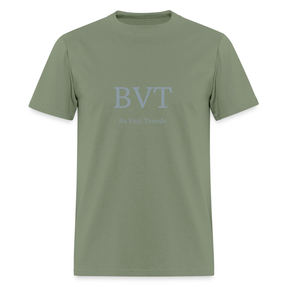 BVT Silver Metallic Unisex Tshirt - military green