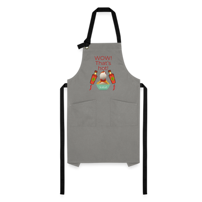 That's Hot Artisan Apron - gray/black