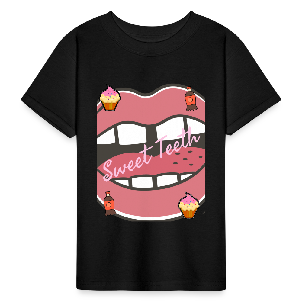 Sweet Teeth Youth T-Shirt - black