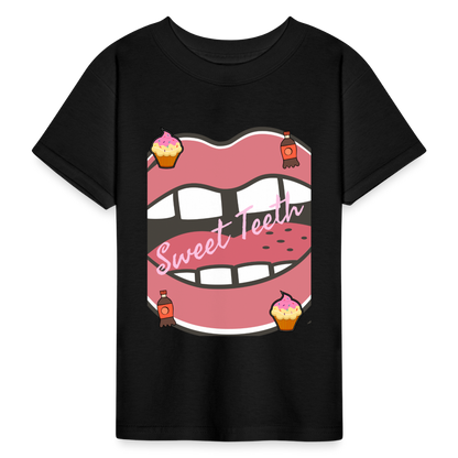 Sweet Teeth Youth T-Shirt - black