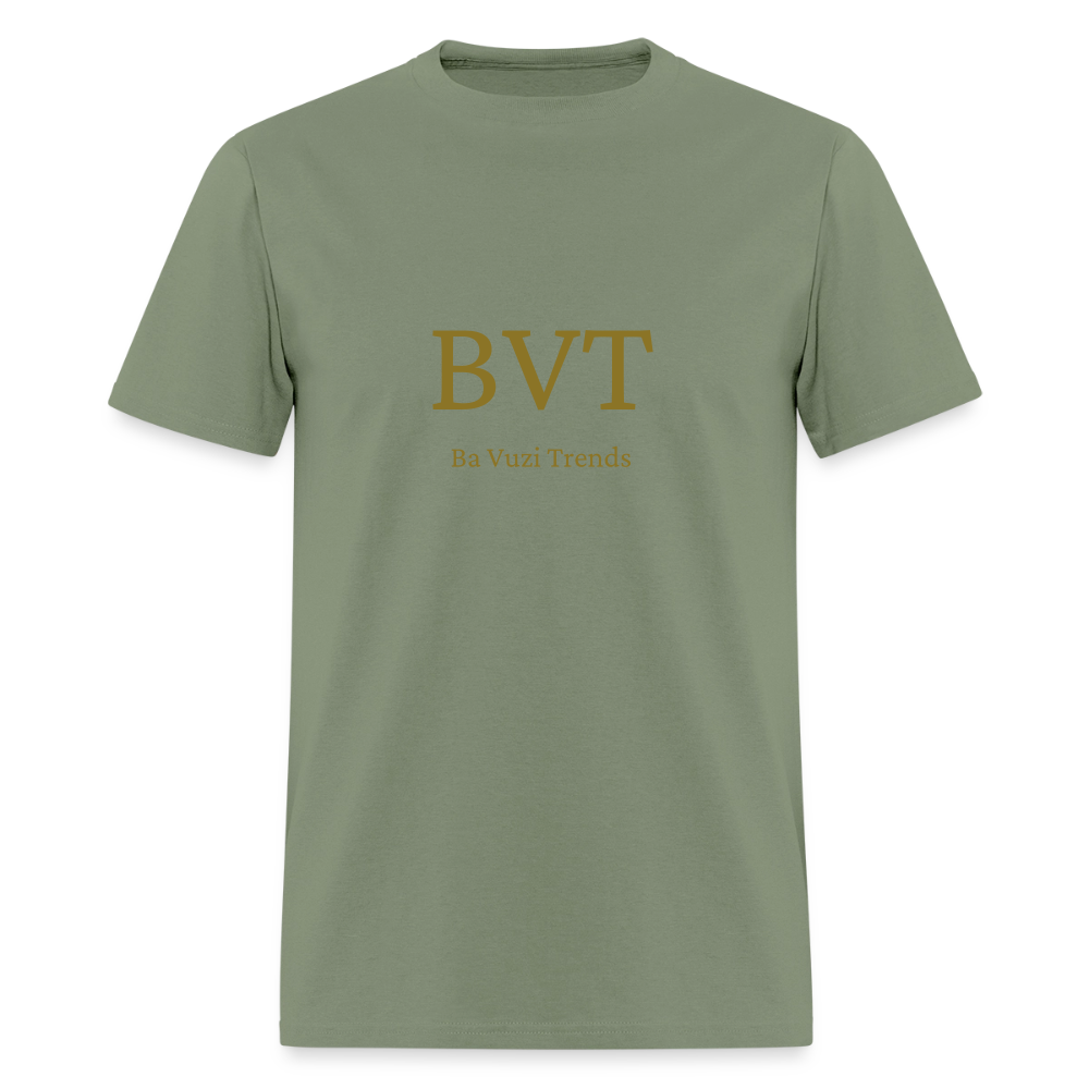 BVT Gold Metallic Unisex Tshirt - military green