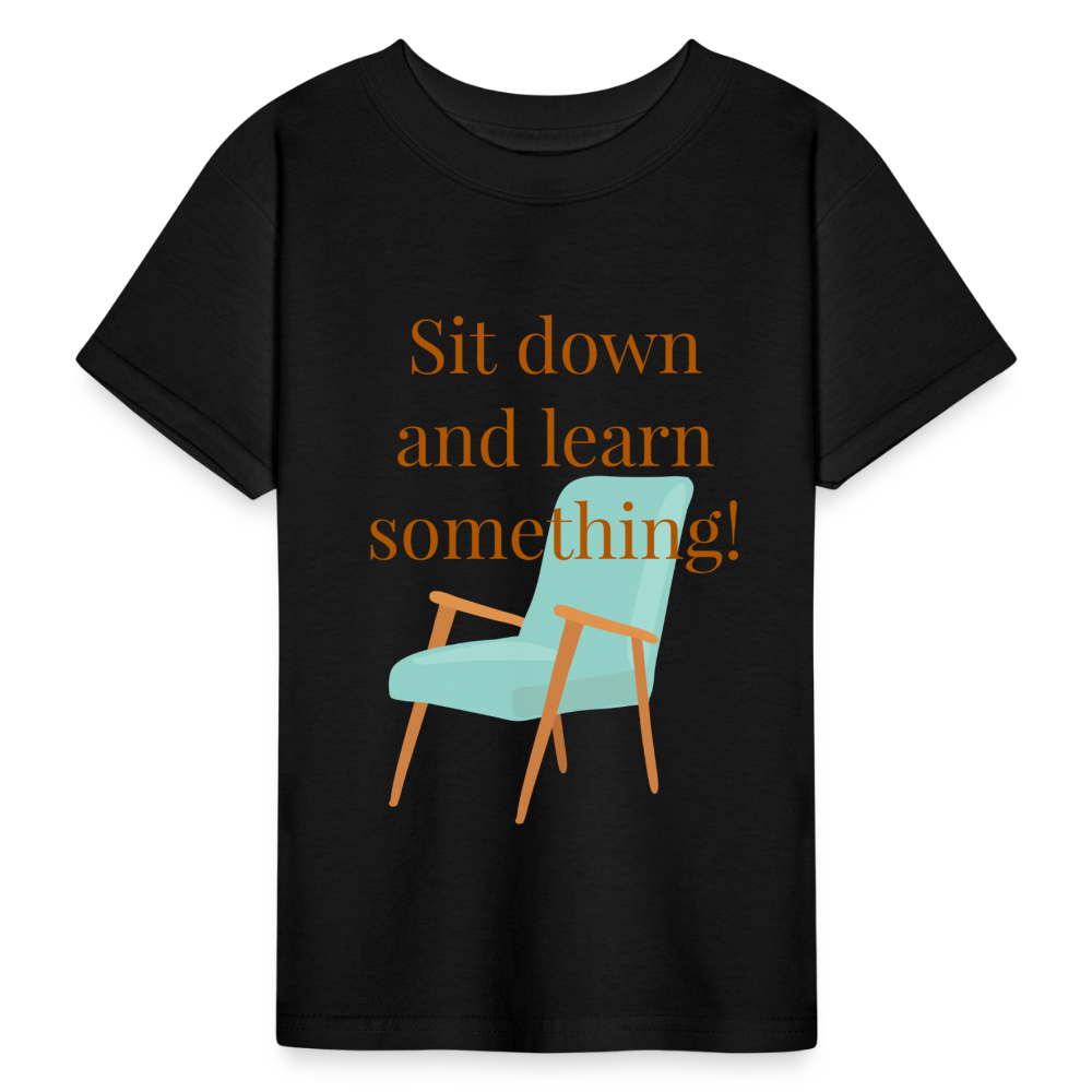 Sit Down Youth T-Shirt - black