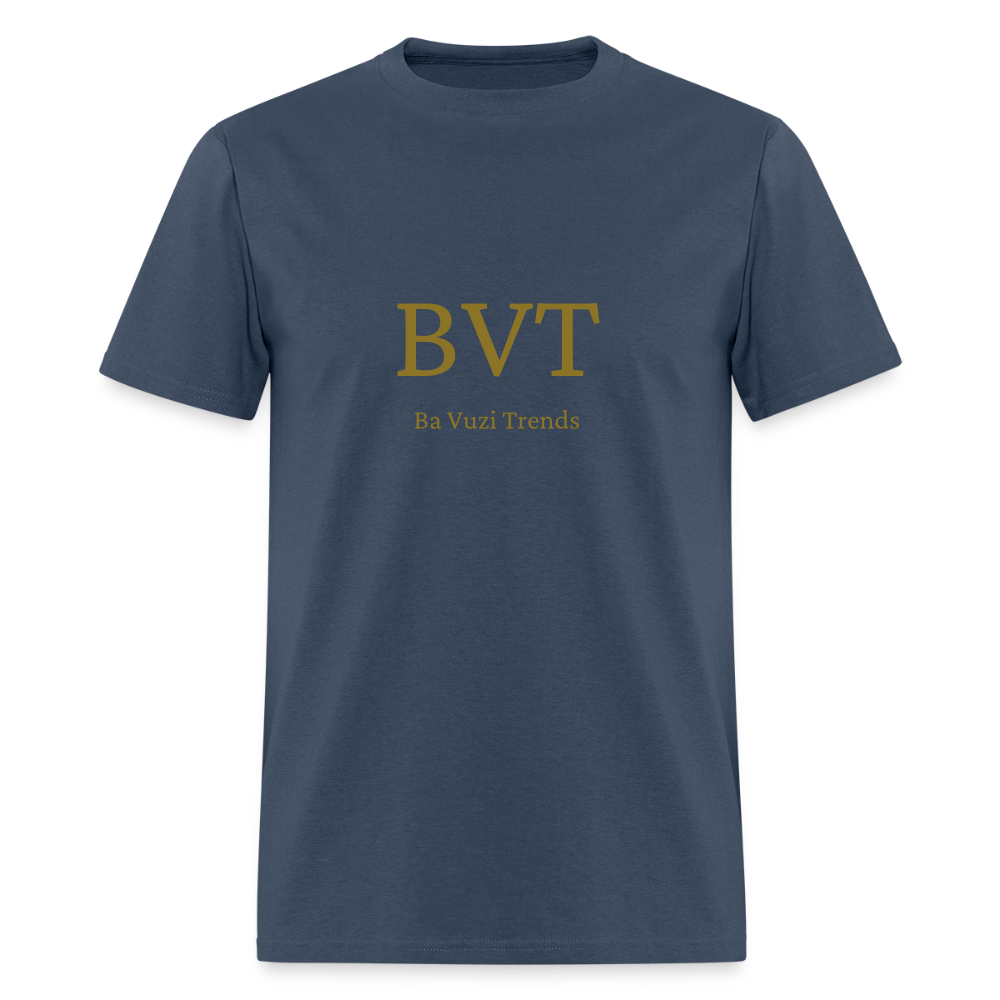 BVT Gold Metallic Unisex Tshirt -  blue dusk