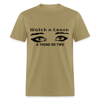 Watch n Learn T-shirt - khaki
