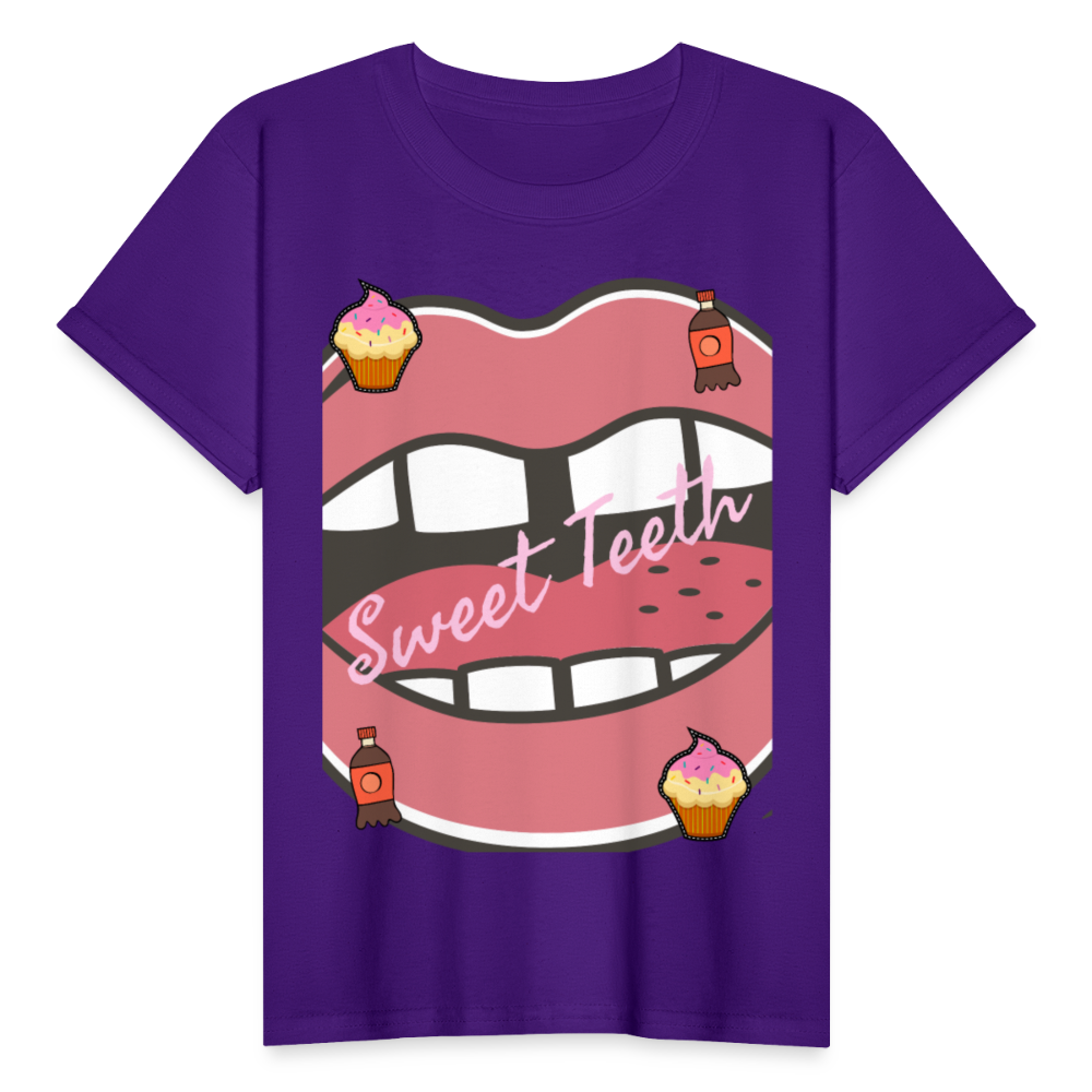 Sweet Teeth Youth T-Shirt - purple