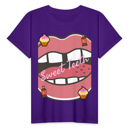 Sweet Teeth Youth T-Shirt - purple