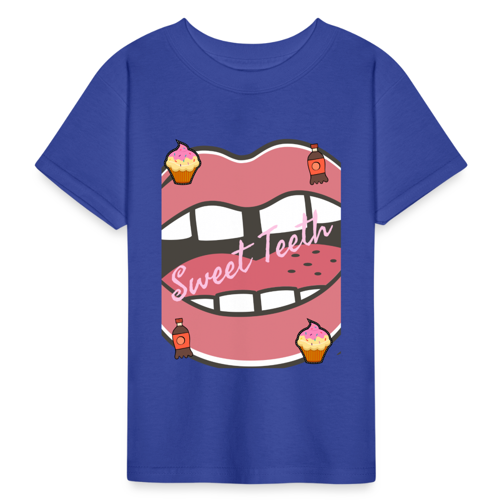 Sweet Teeth Youth T-Shirt - royal blue