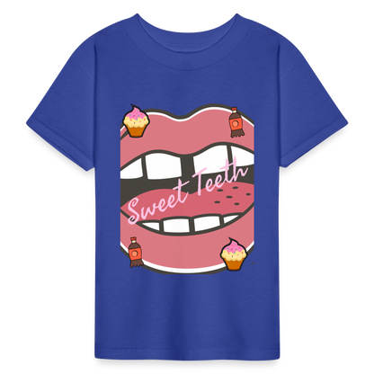 Sweet Teeth Youth T-Shirt - royal blue