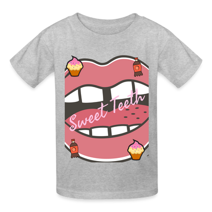 Sweet Teeth Youth T-Shirt - heather gray