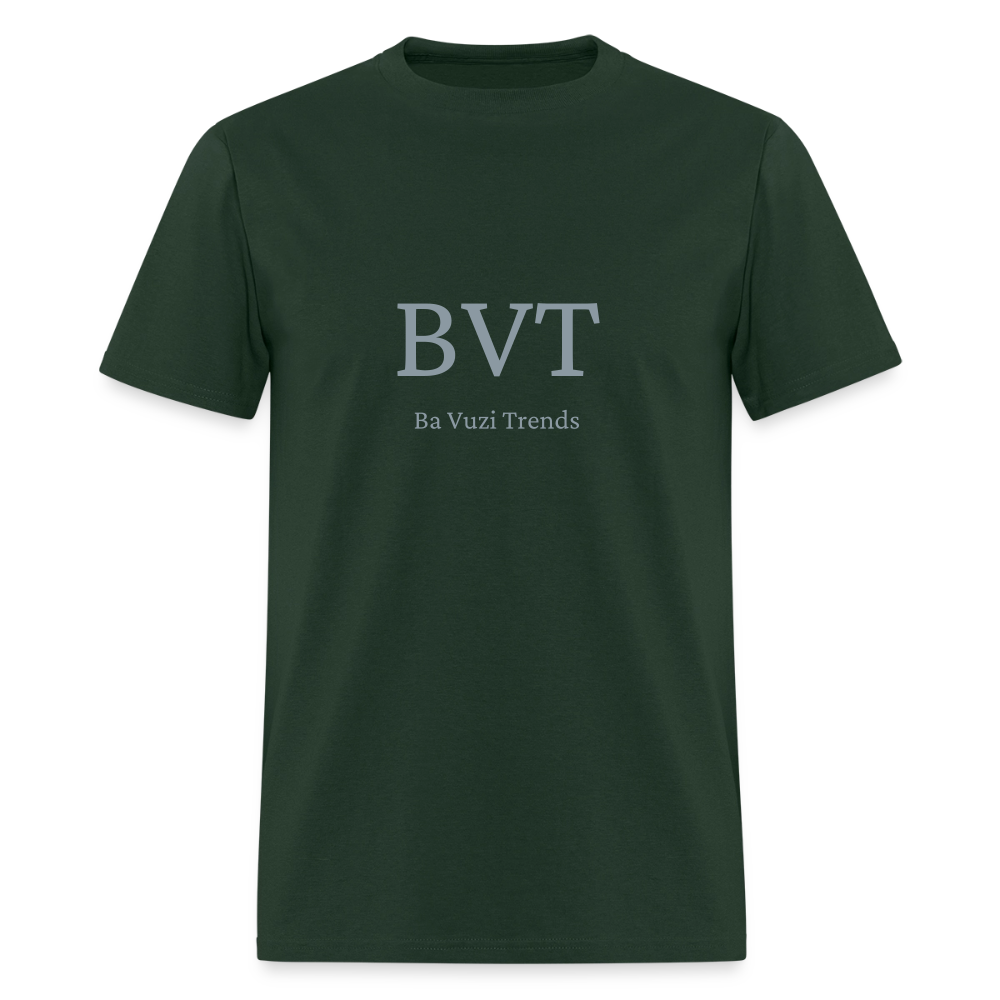 BVT Silver Metallic Unisex Tshirt - forest green