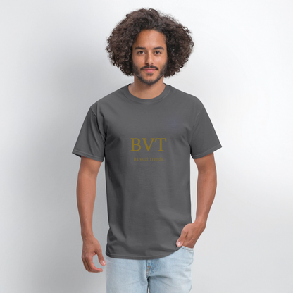 BVT Gold Metallic Unisex Tshirt - charcoal