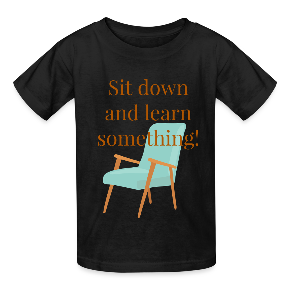 Sit Down Youth T-Shirt - black