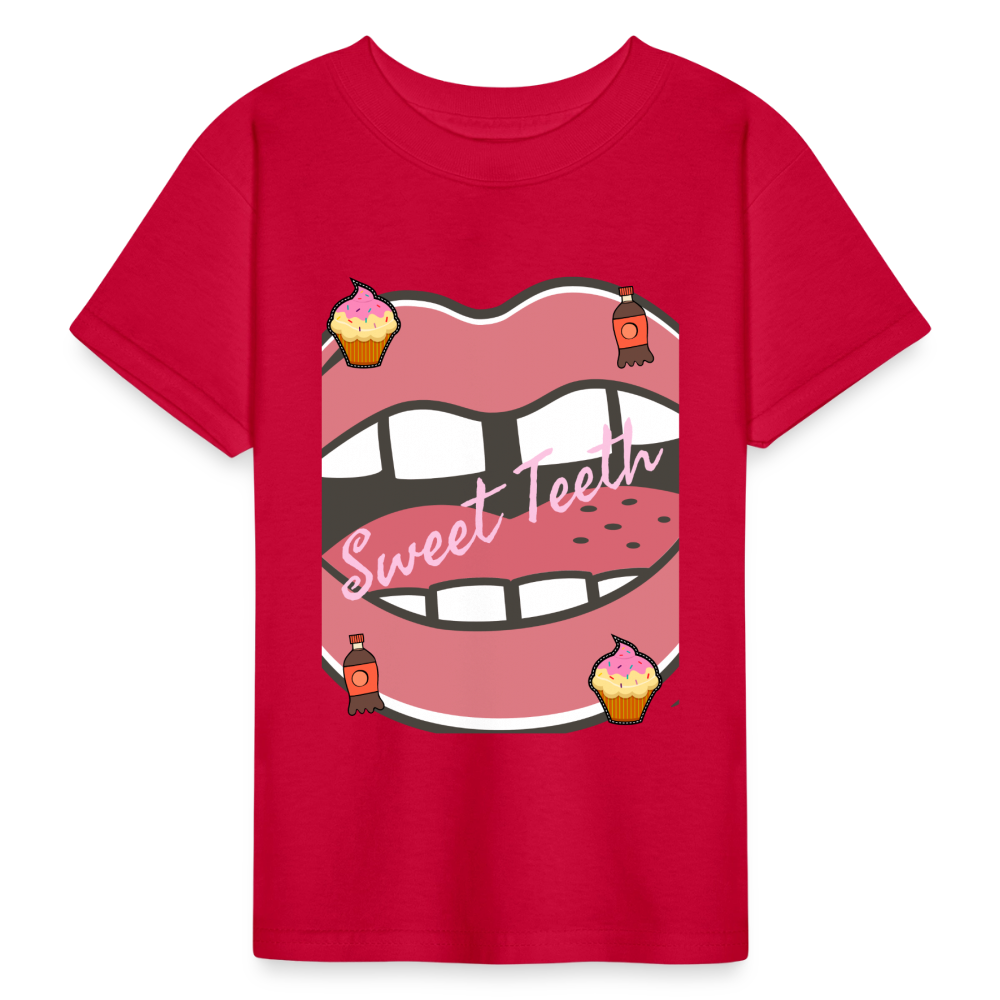 Sweet Teeth Youth T-Shirt - red