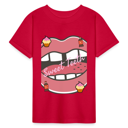 Sweet Teeth Youth T-Shirt - red