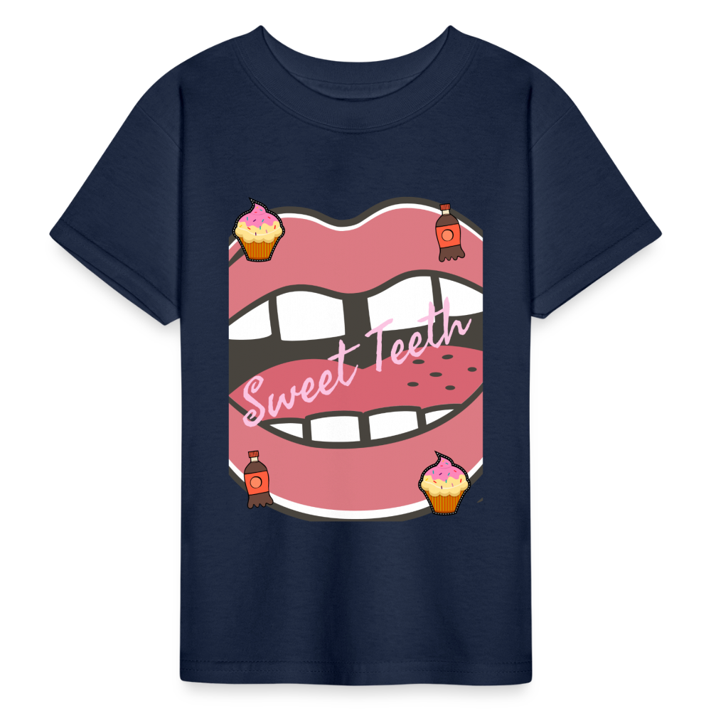 Sweet Teeth Youth T-Shirt - navy