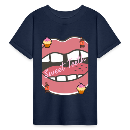 Sweet Teeth Youth T-Shirt - navy