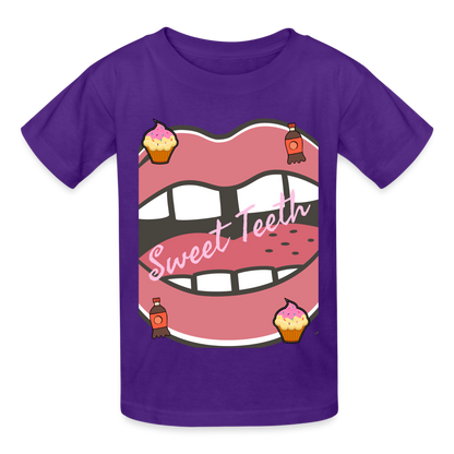 Sweet Teeth Youth T-Shirt - purple