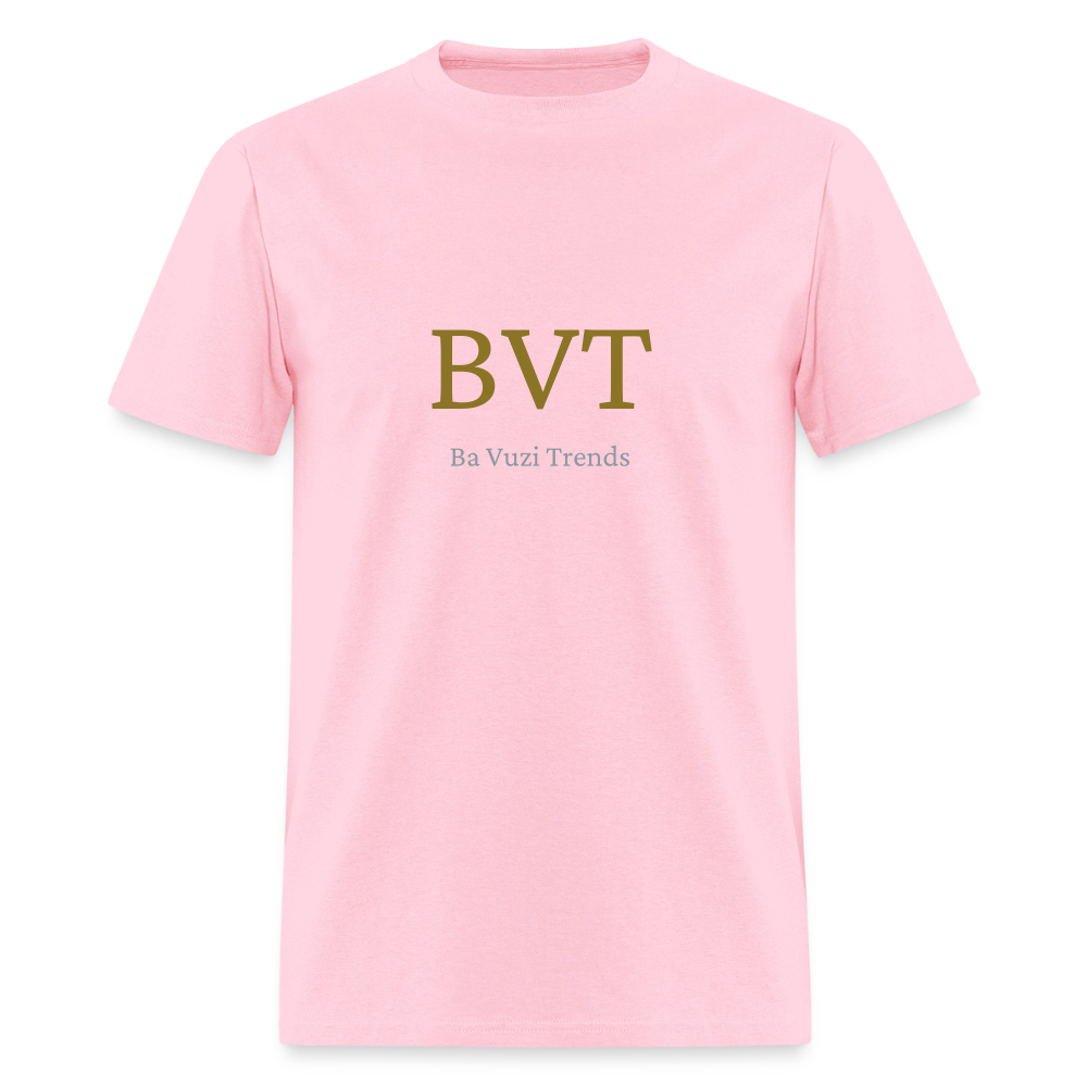 BVT Gold/Silver Metallic Logo Tshirt - pink