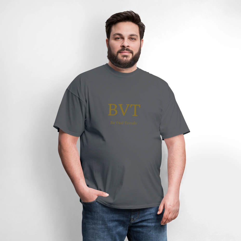 BVT Gold Metallic Unisex Tshirt - charcoal