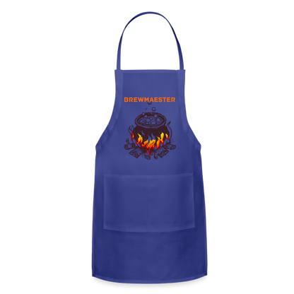 Brewmaester Adjustable Apron - royal blue