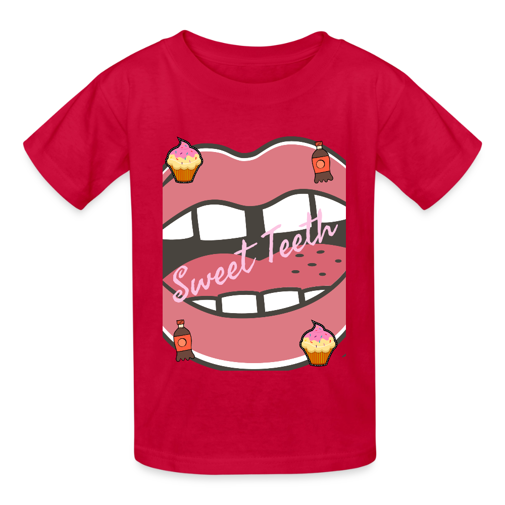 Sweet Teeth Youth T-Shirt - red