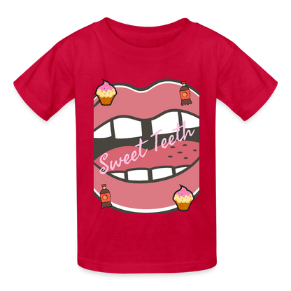 Sweet Teeth Youth T-Shirt - red