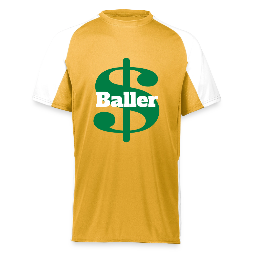 Baller Sport T-Shirt - athletic gold/white
