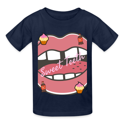 Sweet Teeth Youth T-Shirt - navy