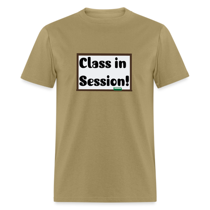 Class In Session T-shirt - khaki