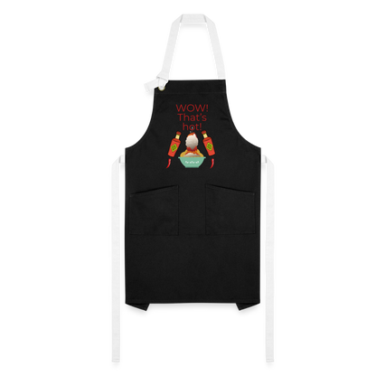 That's Hot Artisan Apron - black/white