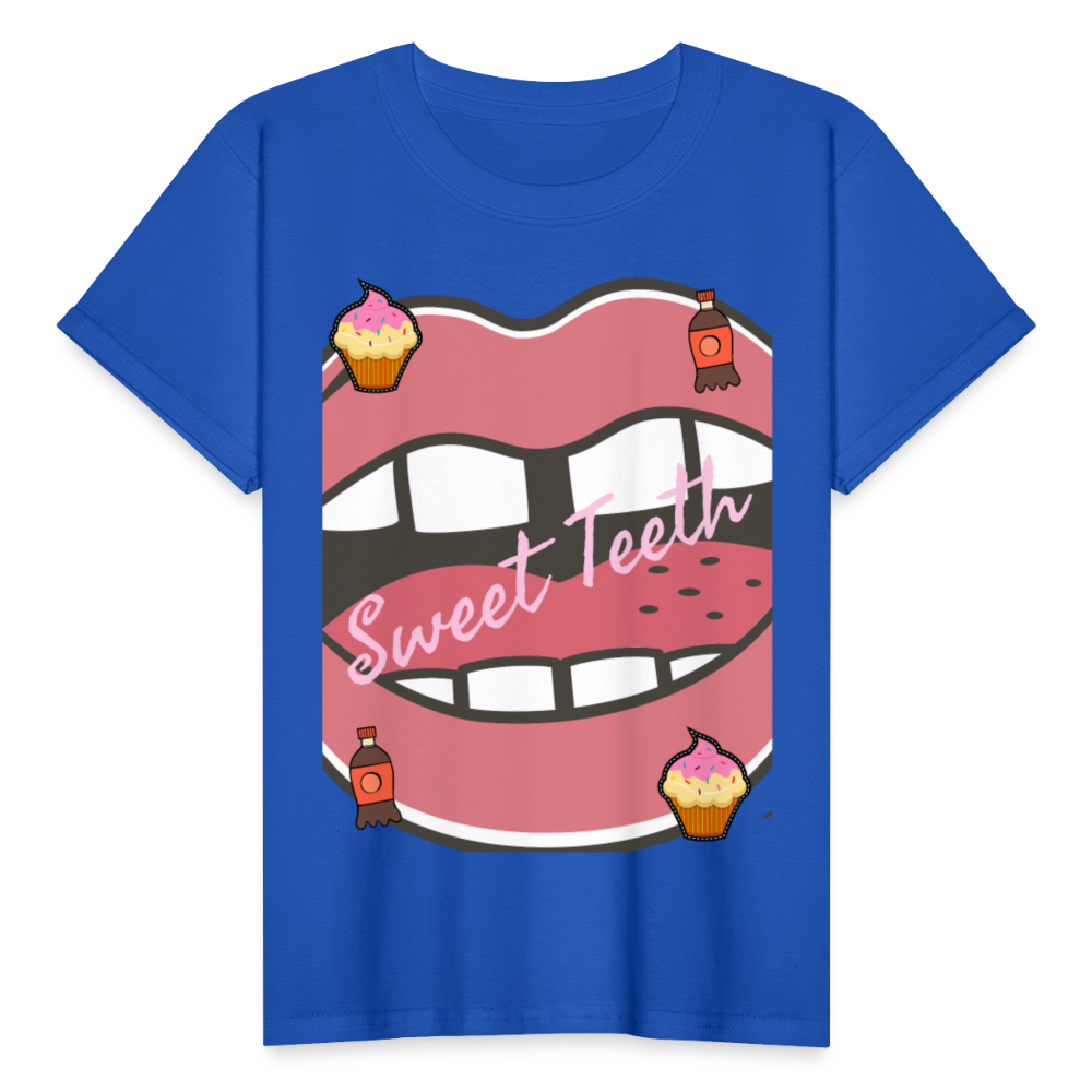 Sweet Teeth Youth T-Shirt - royal blue